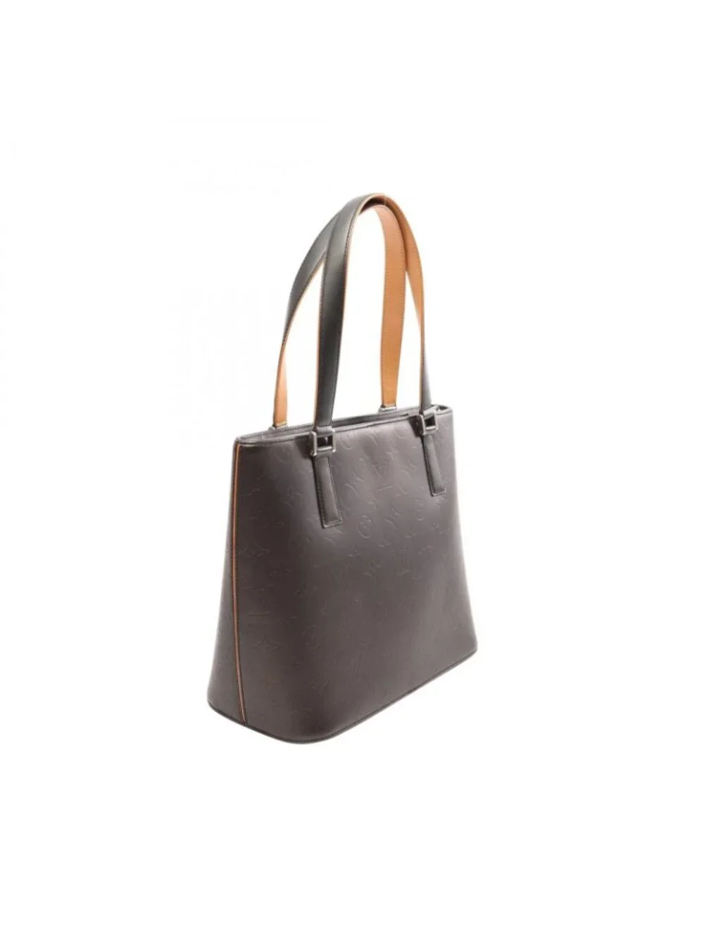 Louis Vuitton Stockton Monogram Matte Noir Leather Handbag